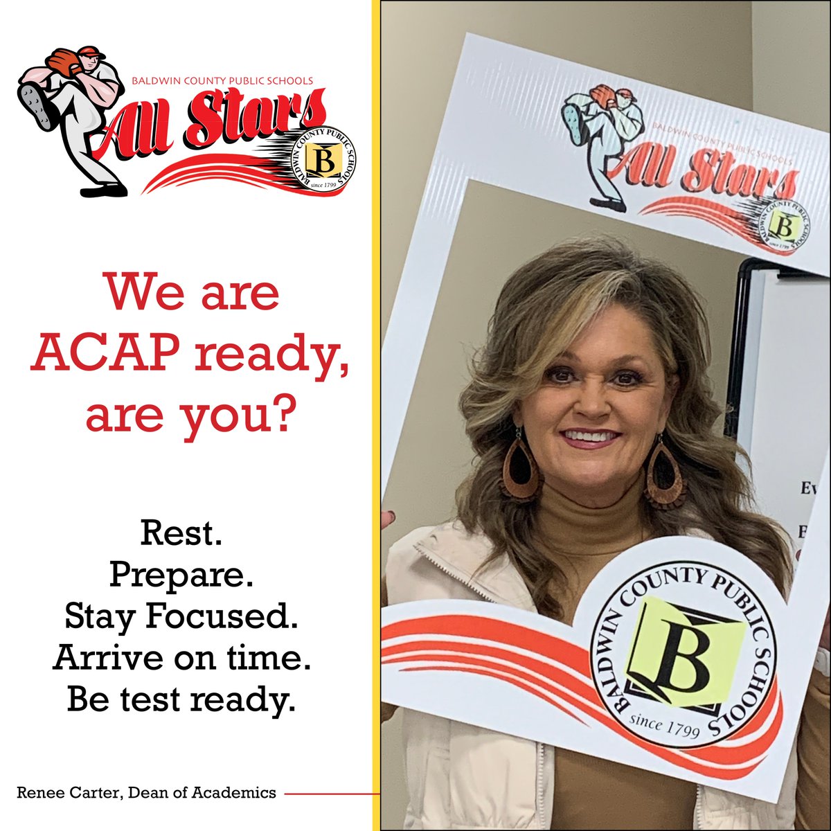 Are you ready for the ACAP Test? Prepare now for the upcoming ACAP tests. Your teachers/ school will provide more information on when your test will take place. Be ready for the test, focus, eat a hearty breakfast, get plenty of sleep, and arrive at school on time. #ACAP2023