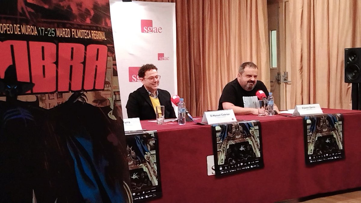 Manuel_CebrianL's tweet photo. El Festival de Cine Fantástico de Murcia, @SombraFestival, que se celebra del 17 al 25 de marzo en la @FilmotecaMurcia, es una referencia dentro de su género a nivel europeo.
@sgae
Hoy en la sede de @SgaeAudiovisual en Madrid se ha presentado su cuidada y variada programación. https://t.co/R9qTdli6fN