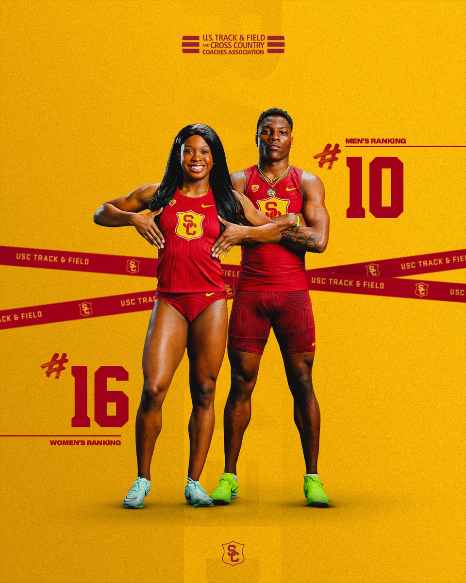 Both Trojan teams holding steady in the Top 20 of this week's <a href="/USTFCCCA/">USTFCCCA</a> rankings!