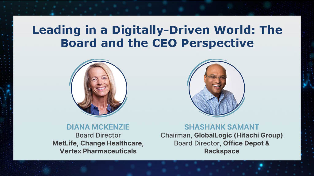 UCI's Center for Digital Transformation (@uci_cdt) on Twitter photo At CDT's Digital Leadership Agenda 2023 conference, Diana McKenzie from 
<a href="/MetLife/">MetLife</a>
 and Shashank Samant from 
<a href="/GlobalLogic/">GlobalLogic Inc.</a>
 talked to Center Director @GurbaxaniVijay about the opportunities and challenges of competing in a software economy. bit.ly/3jMeJ4A At CDT's Digital Leadership Agenda 2023 conference, Diana McKenzie from 
<a href="/MetLife/">MetLife</a>
 and Shashank Samant from 
<a href="/GlobalLogic/">GlobalLogic Inc.</a>
 talked to Center Director @GurbaxaniVijay about the opportunities and challenges of competing in a software economy. bit.ly/3jMeJ4A