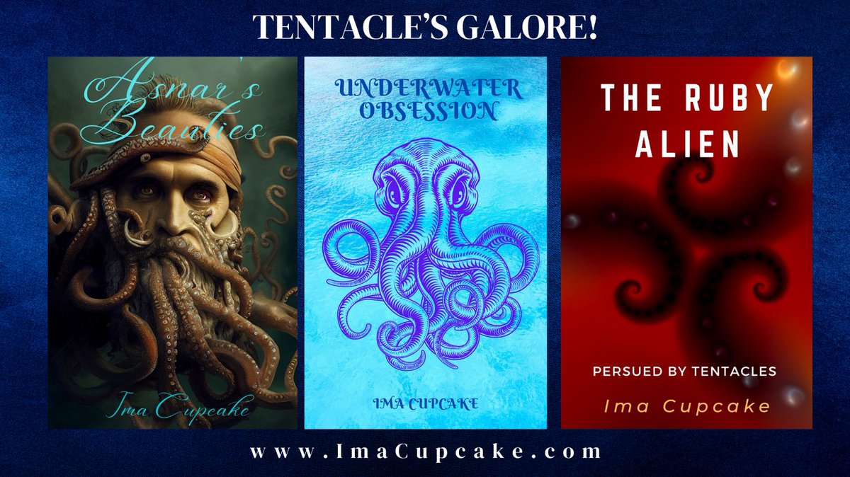 ImaCupcakeToo's tweet photo. Love #TentacleMonster stories? Check out these #sciFiErotica titles on #KindleUnlimited:
🐙 https://t.co/Z2blipEHLk
🐙 https://t.co/QNywAgi0ku
🐙 https://t.co/2Koo8BH5uK
#smuttykindleunlimited #aliensmut #ShortStory #QuickRead #OneHandReads
#TentacleErotica https://t.co/wXkMfgzKFK