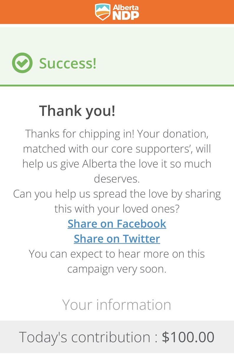 TheFrenchWong's tweet photo. #AbElection2023 is in 105 days. Like it or not, the #AbNDP are the only #AbPoli party w/enough candidates & experience to unseat the #AbUCP. #Alberta won’t survive another 4 yrs of the #UCP. If you do nothing else to #StandUpForAlberta, donations are being matched until tomorrow. https://t.co/6eFy2hOHDT