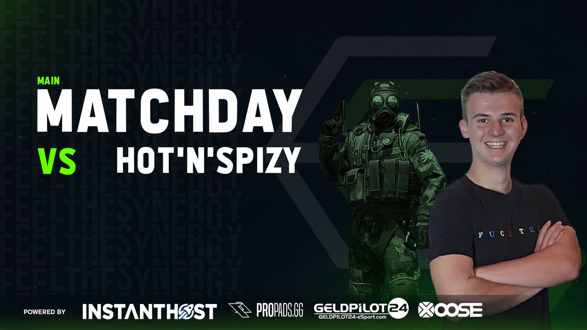 Eternal_Synergy's tweet photo. 🟢MATCHDAY🔥

Heute geht es für unser Main Team in der ESEA Open weiter. 
Die Jungs treffen um 20:30 Uhr auf @HotNSpizy_. 

Ihr könnt das ganze live bei @Skotiner verfolgen!

📺https://t.co/OEneH1fa0g https://t.co/HVAqnMyPYo
