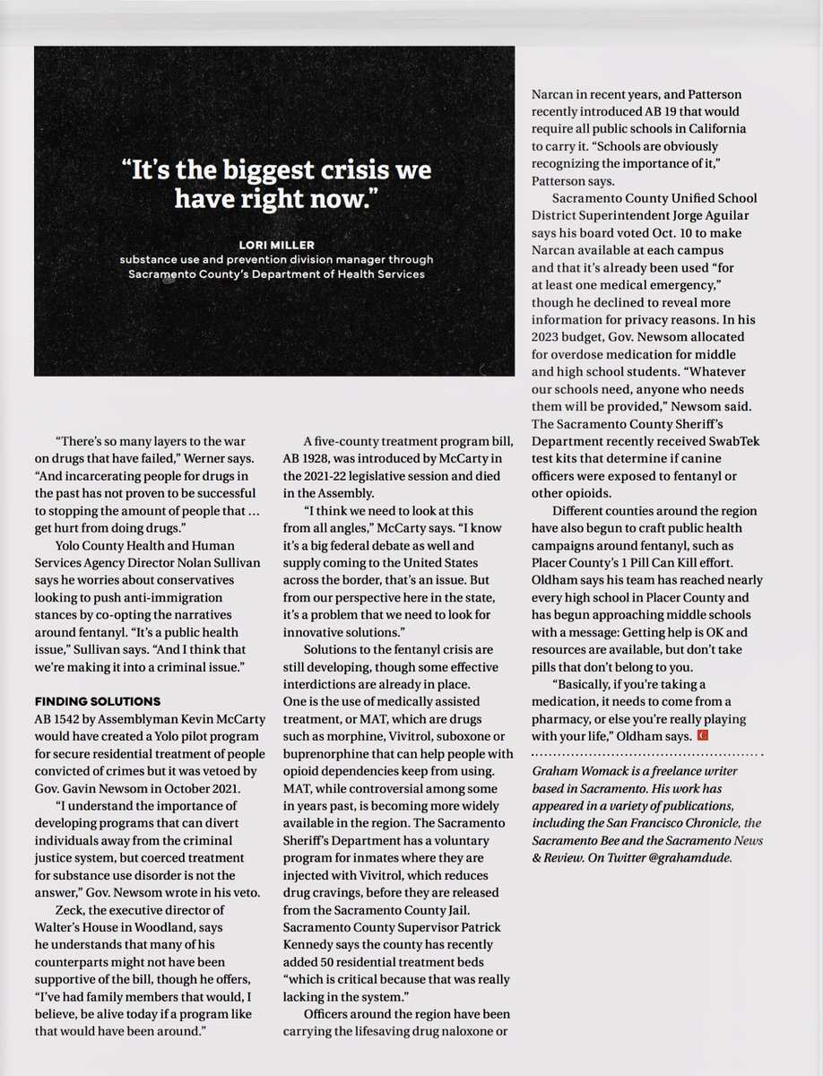 dleggitt's tweet photo. Thank you @comstocksmag @judyfarah @GrahamWomack including @swabtek in #ComstocksMagazine #FentanylCrisis issue. #SwabTek's proud our presumptive #narcotics #fieldtests safely, quickly & accurately identify #Fentanyl & other lethal #drugs-protecting our kids & #K9 teams from ODs! https://t.co/oag5mlvDNS