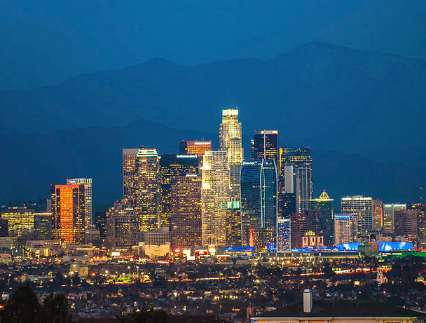 Austin at dusk, February 2023