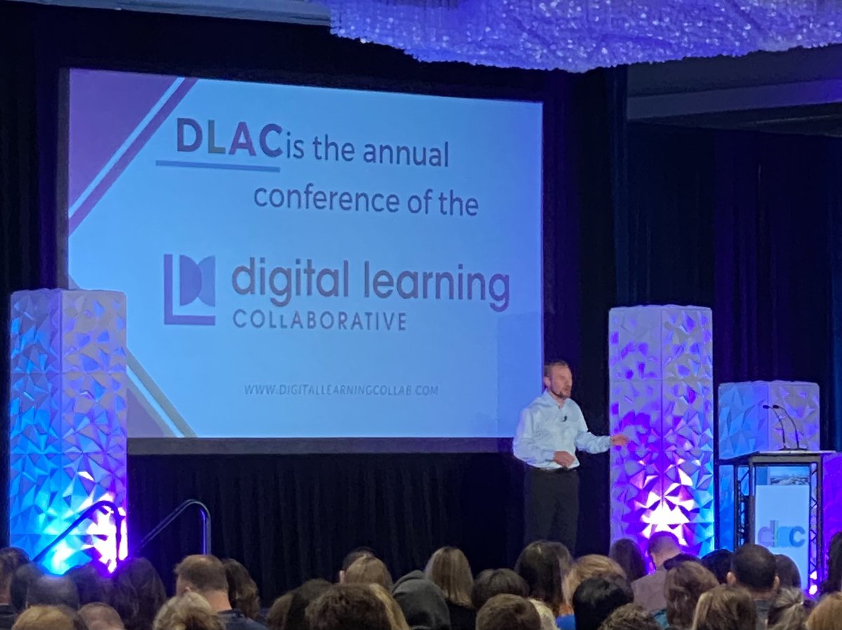 nathanpitt's tweet photo. Just finished Quentin Shepherd’s book, and here he is kicking off #DLAC23! #notactuallyacoincidence https://t.co/CGS5CVC6wC