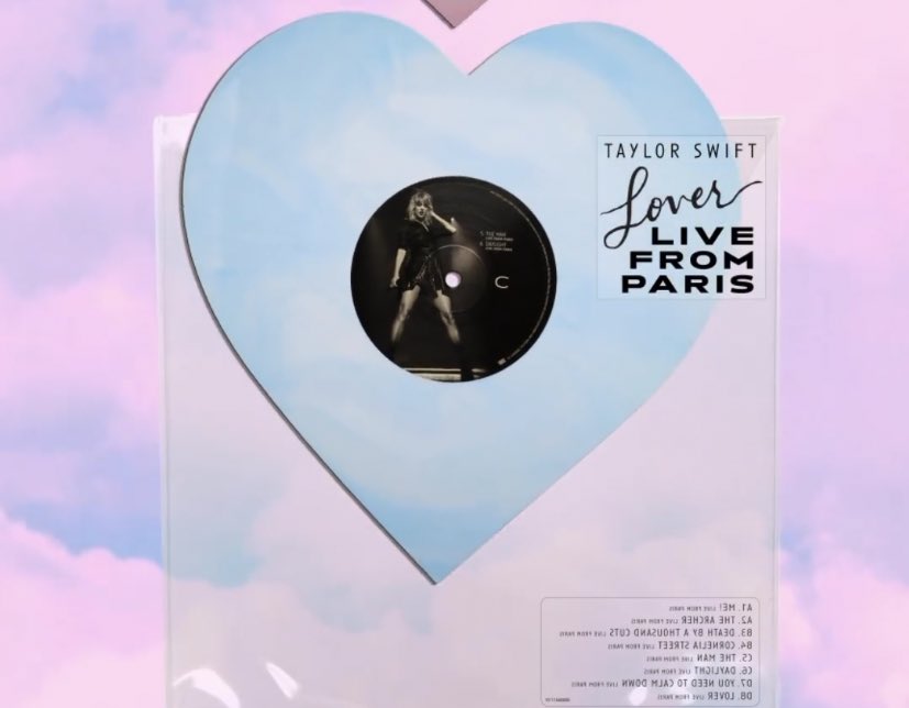 nikkyswiftie's tweet photo. Vinilo edición especial de lover (live from paris) !!! 🥰😍 #taylorswift #swift #lovertour https://t.co/EDvi3j9wdl