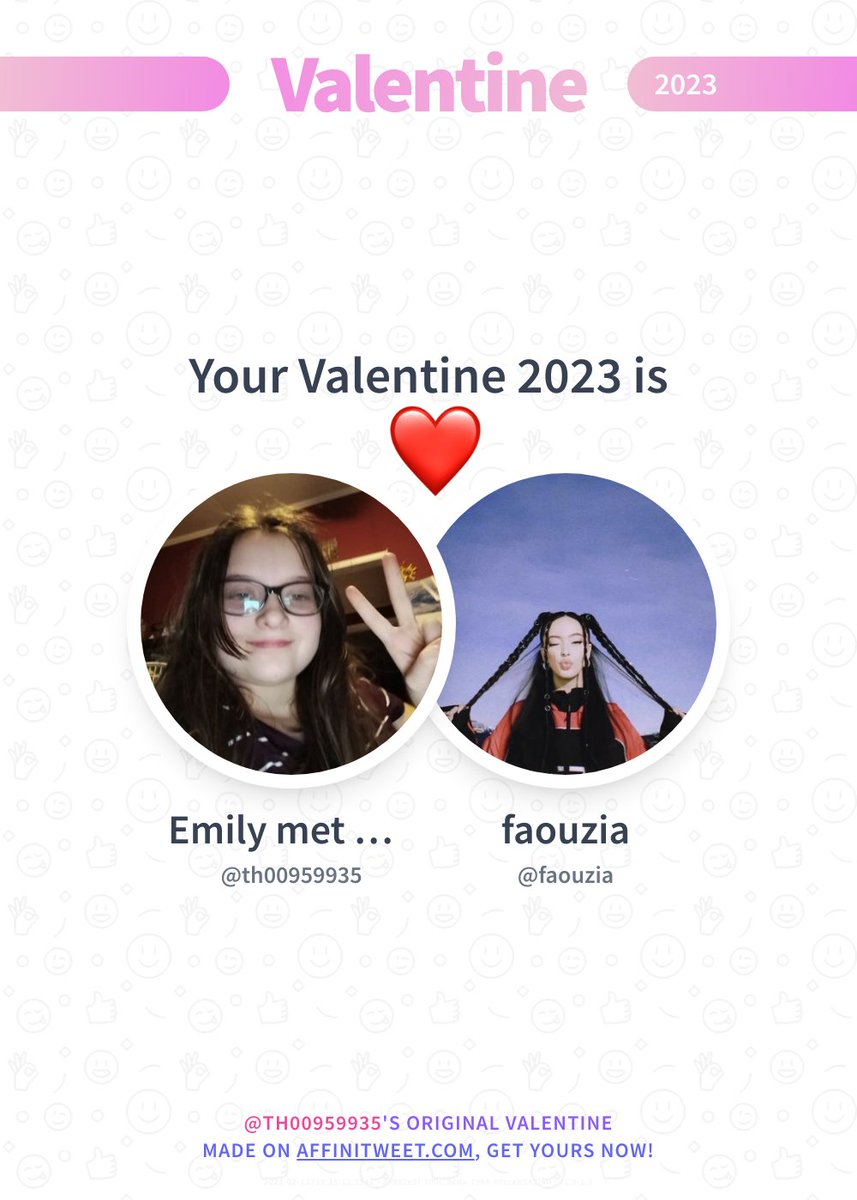 th00959935's tweet photo. ✨ Valentine 

This year you're mine faouzia! ❤️
And you, whom will be yours?

➡️ https://t.co/zw29WZaQKR https://t.co/8mqLYMntmS
