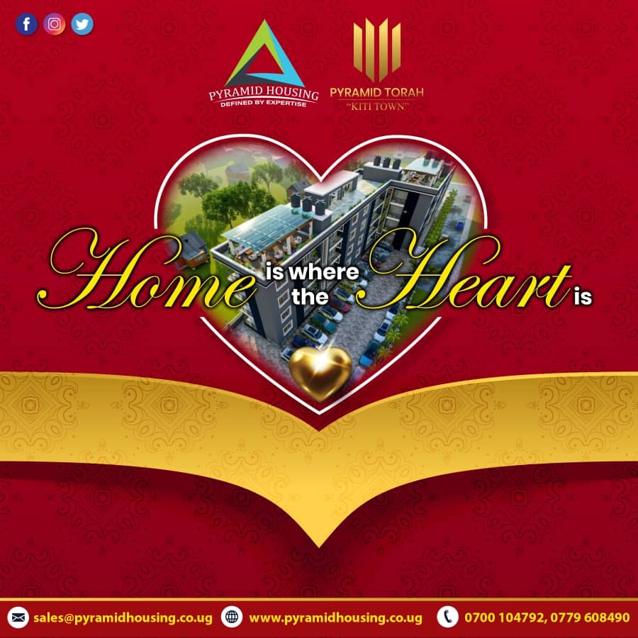 Seems the heart is incomplete without a home, <a href="/HKPropertiesUg/">Haji Kalungi Properties</a> <a href="/propertyhourug/">Her Dynasty Hour</a> <a href="/Spectrumreales1/">Spectrum real estate</a> <a href="/Godlyve1/">Godlyve</a> <a href="/BabraKyokusiima/">Kyokusiima Babra</a> <a href="/KiraboViola/">Viola Kirabo</a> <a href="/AmityRealtors/">Amity Realtors</a> <a href="/serenaheights/">Serena Heights</a> @prospectusagency ,Is this so? # Happy Valentines day!!