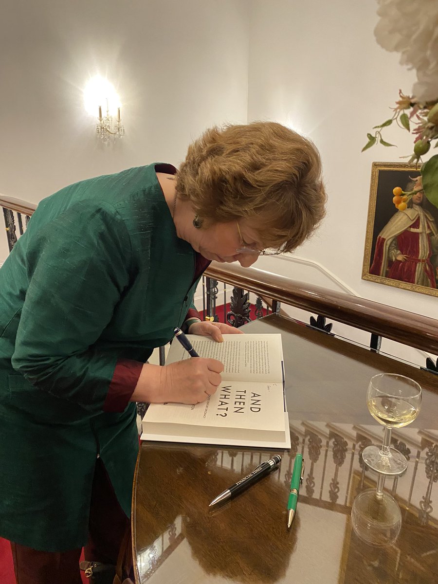 fedeinlondon's tweet photo. Wonderful to be @GermanEmbassy for the #BerlinerSalon for a conversation between Baroness #CatherineAshton and @HelgaSchmid_SG on the origins of the @eu_eeas and a number of key foreign policy topics. Thank you to @GermanAmbUK for the warm hospitality #EUunity https://t.co/LkDNxlvbdD