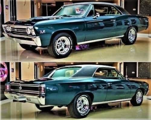 Here's a beautiful 1967 Chevrolet Chevelle Muncie Rockcrusher 4 speed with a fat 454..