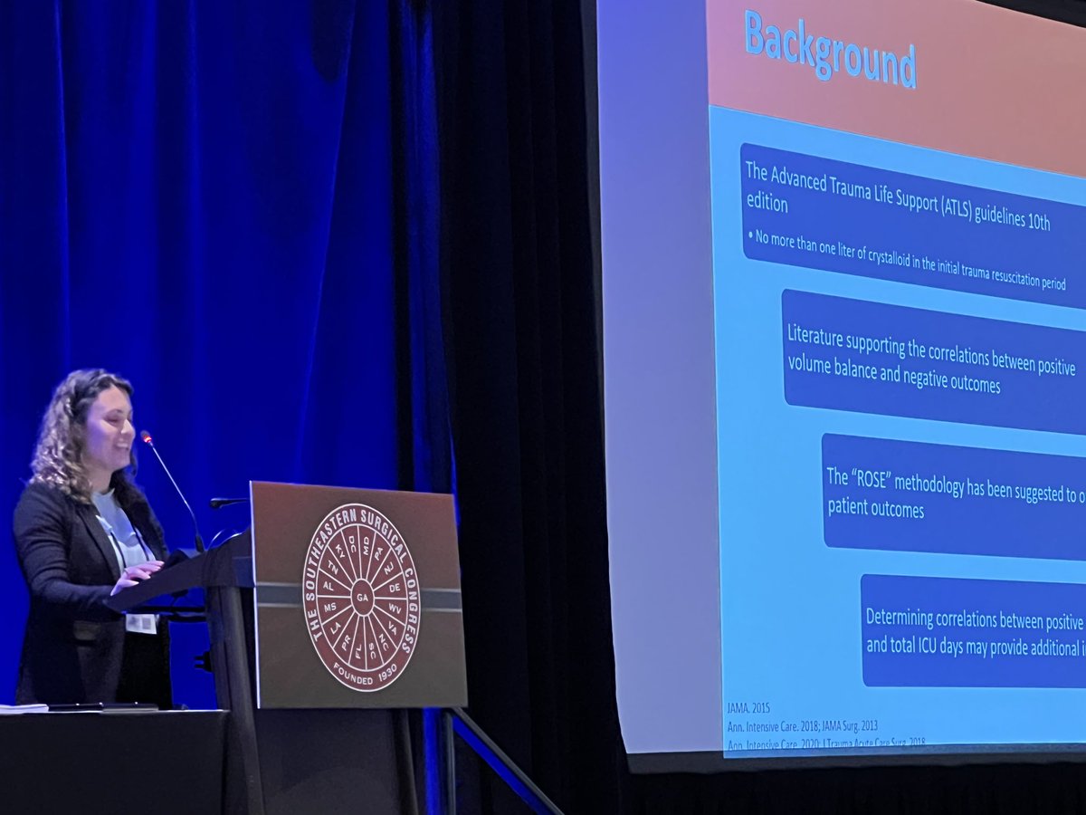 Marie Crandall, MD, MPH, FACS (@vegansurgeon) on Twitter photo Treasure Bright, PharmD, presenting her research on resuscitation fluid in trauma patients #SESC23 <a href="/UFMedicineJax/">UF College of Medicine - Jacksonville</a> <a href="/UFJaxTrauma/">UFJaxTrauma</a> Treasure Bright, PharmD, presenting her research on resuscitation fluid in trauma patients #SESC23 <a href="/UFMedicineJax/">UF College of Medicine - Jacksonville</a> <a href="/UFJaxTrauma/">UFJaxTrauma</a>