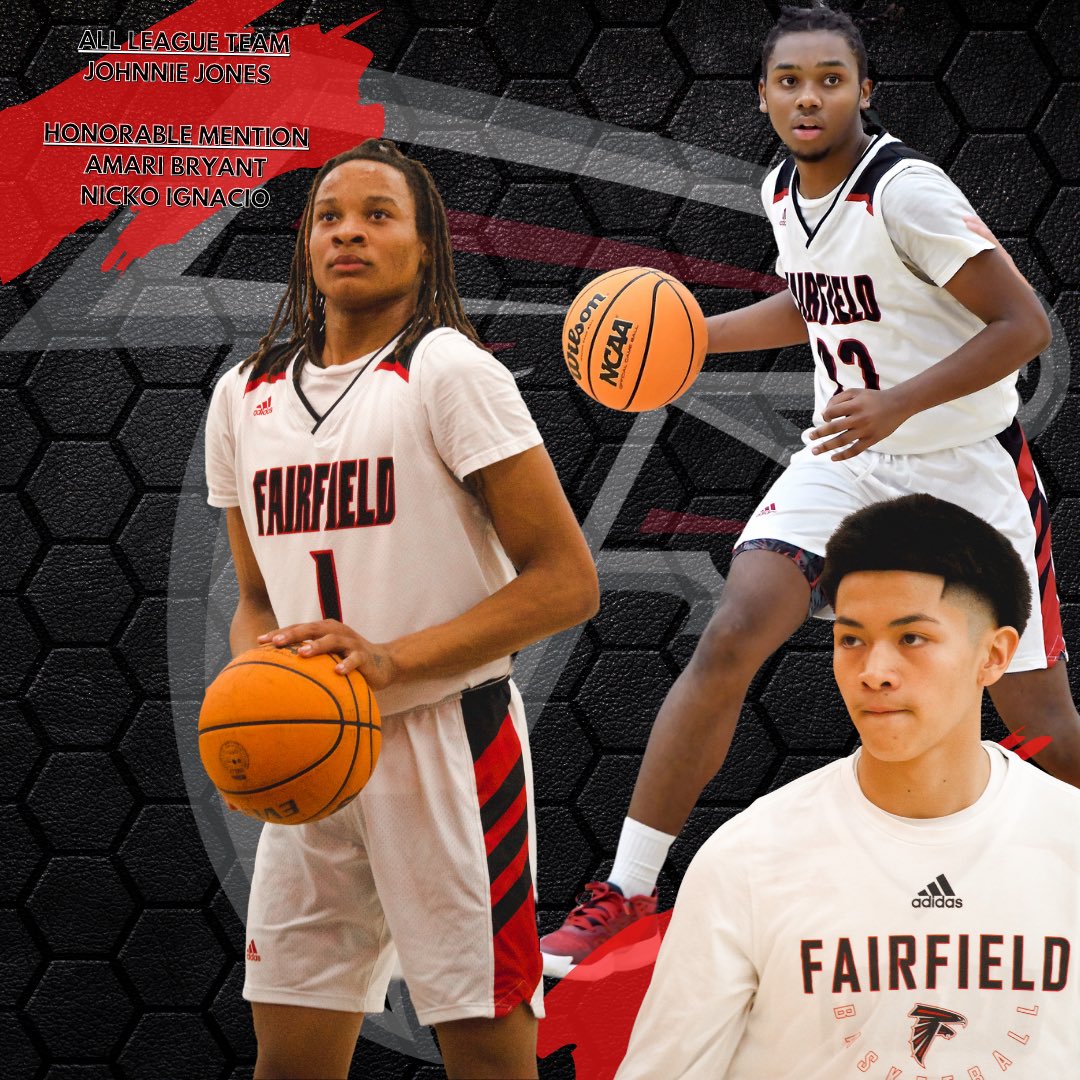 The votes are in. Johnnie Jones was selected as a member of the MEL All-League team. Amari Bryant and Nick Ignacio were chosen as honorable mentions for the Falcons. Congrats on a great season 🏀🏀🏀