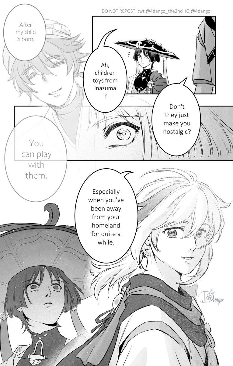 Wind of Change [1/3]

Wanderer meets Kazuha
and I don't know if I should include this in the scara anthology book

#GenshinImpactCC 