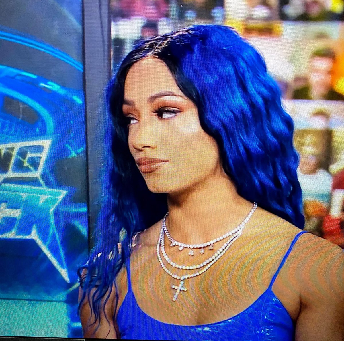 GeoffRhymer's tweet photo. Paul Heyman putting over both Bianca BelAir and Sasha Banks On This Day 2021  #TALKINGSMACK https://t.co/eDY3bSMwl3