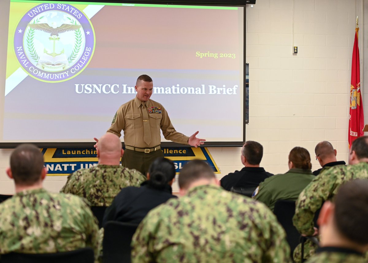 USNCCollege's tweet photo. The USNCC outreach team had a great visit last week briefing the Sailors at @NASWhidbeyIslan about educational opportunities available at USNCC. For more information about the college and our degree programs, visit https://t.co/GxFtUINfdg https://t.co/D1d8scyE5w