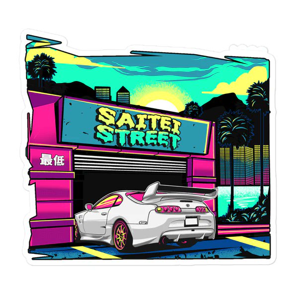 saiteist's tweet photo. ✨SAITEISTREET GARAGE COLLECTIVE JZA80 STICKER - These stickers are printed on durable, high opacity adhesive vinyl which makes them perfect for regular use.

👉https://t.co/PIwBfU60IH

#Stickers #saiteistreet #onlineshopping #shopping #ecommerce #fashion #stickerlove https://t.co/O54MvX2cwo