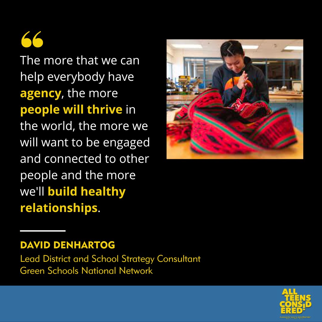 rethinkitapp's tweet photo. In this week's episode of @AllTeensPod we chat about awareness &amp; intentionality in education. Learn how educators at Twin Buttes Cyber Academy in Zuni, NM empower students to cultivate awareness in their lives. Listen here or wherever podcasts stream: https://t.co/Xla9OTenA1 https://t.co/5BD5x9cJMr