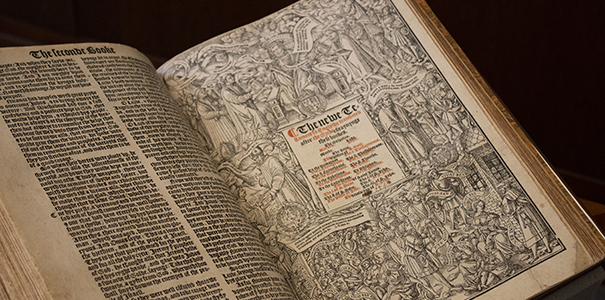 EmoryUniversity's tweet photo. .@PittsLibrary at @CandlerTheology has acquired a major collection of English Bibles and related literature containing more than 5,500 volumes and dating from the 16th century to today. https://t.co/PbEKzzaQOS https://t.co/ynvLMu3ak6