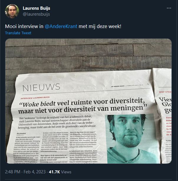 Sherry Baudet 🇺🇸 🇳🇱 🇪🇺 🇺🇦 on Twitter "Maar noem Laurens Buijs geen wappie, of Is