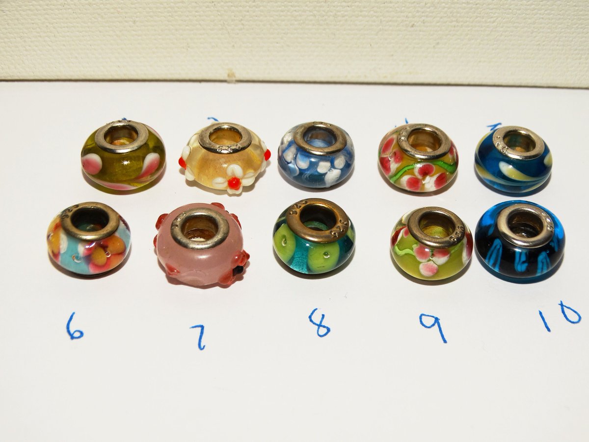 Sterling Silver Handmade Murano Glass Bead. tuppu.net/24c80e39 #Etsy #TreasureHuntingSpot #MulticolorBeads