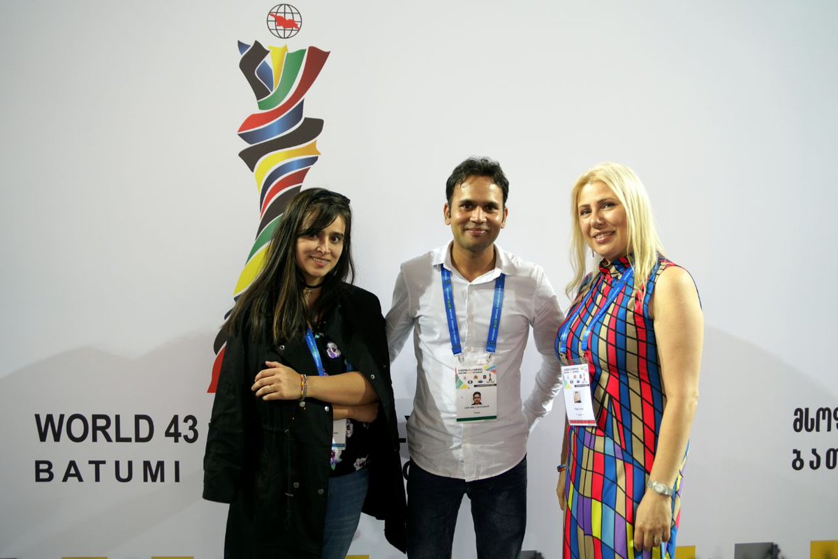 nikchess's tweet photo. Memories 😊 @BatumiChess2018 Olympiad #NikAngy with one of the greatest Chess ambassadors & amazing human being @SusanPolgar ♟️ https://t.co/wdTgogFz21