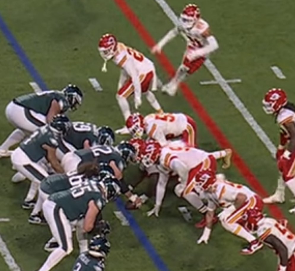 To all the people saying the refs shouldn’t have called holding on the Eagles with 1:50 left—that’s like saying they shouldn’t have called the Chiefs D for being offsides on 4th-2. Penalties are penalties whenever they’re committed. If you see it you have to call it. Even in a SB
