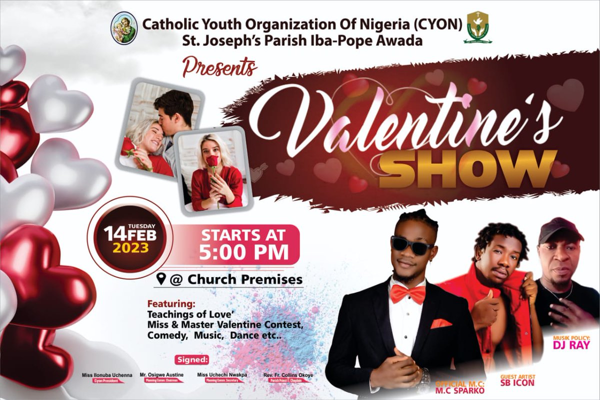 St. Joseph's Parish are you ready for 🤍IyooDollar💵DealerCartel$💙 am coming through with a different vibe on the 14th of February love's day, you don't have to miss this come out let's make history together ✅💯💪💙 🔥🔥🔥