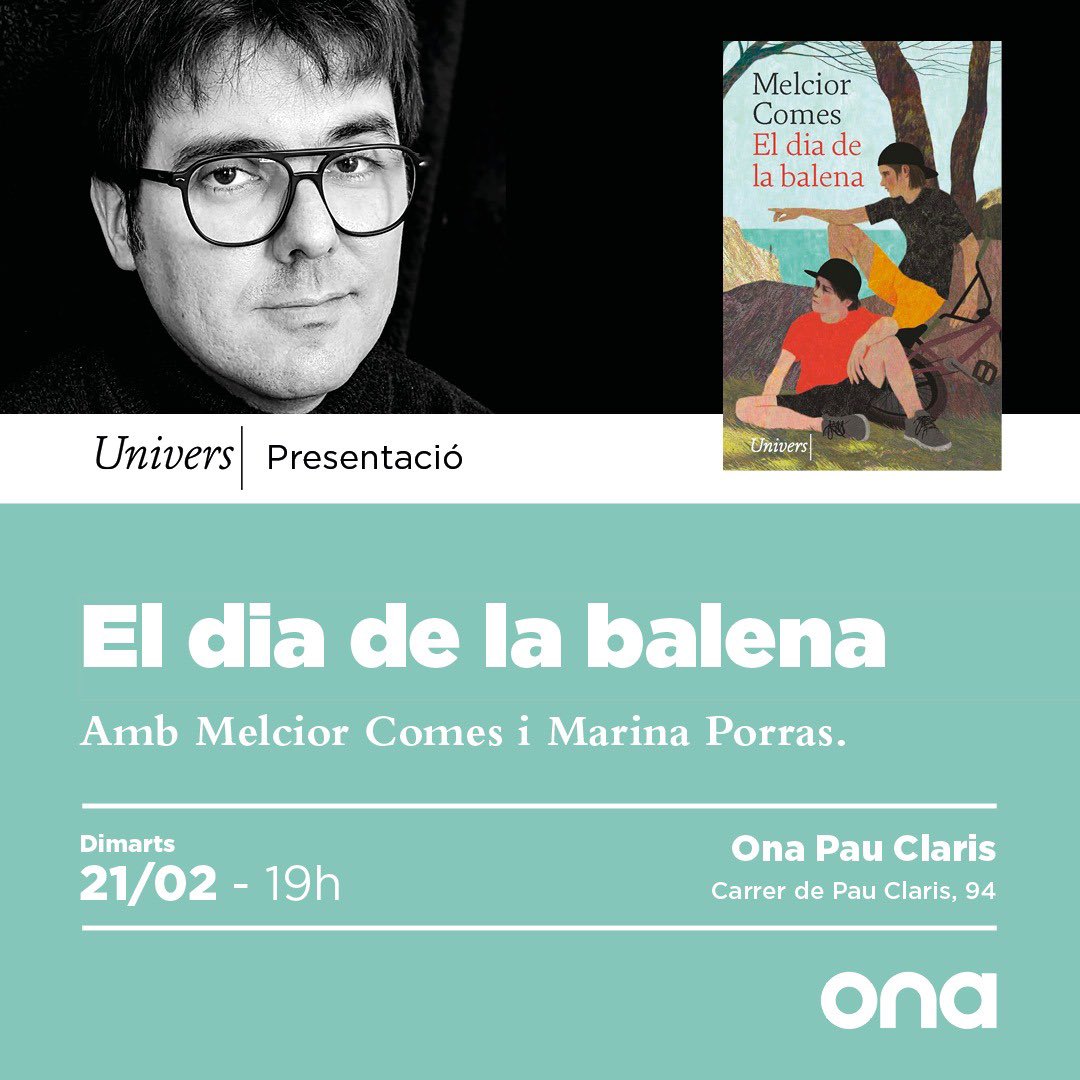MelciorComes's tweet photo. Ei. A veure si ens veiem, eh! Això estarà molt bé. Dimarts 21. https://t.co/ocLaGqhNqX