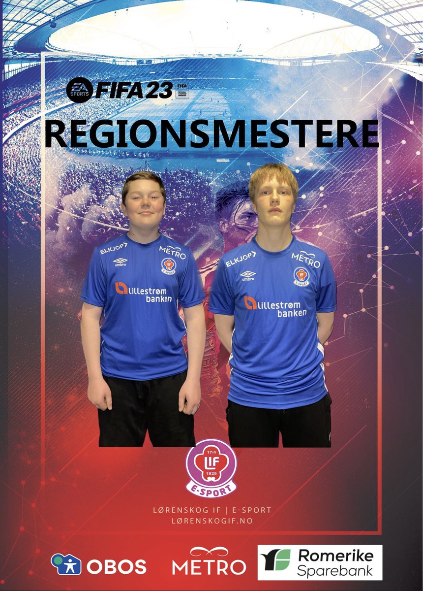 REGIONSMESTERE!!

@LIFxAndreas &amp; <a href="/DennisFjeldem/">Dennorw</a> viser hvor lista ligger og tar hjem seieren på imponerende vis!🥇 

Årets første seier er på plass og vi gleder oss til at Norgesmesterskapet sparkes i gang❤️💙