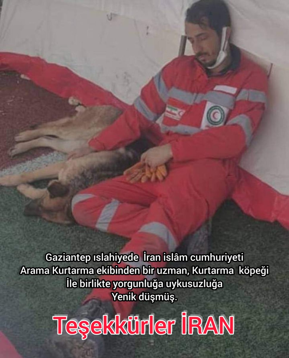MuhyettinKaya1's tweet photo. "İran arama kurtarma ekibi uzmanlarından olan Aziz İrşadiyan’a Türk medyası sizden hiç bahsetmiyor, ne düşünüyorsun diye sorulduğunda şu cevabı veriyor:
“Olsun biz kardeşiz, yardıma geldik, övülmeye değil..” https://t.co/BgvTLKZgFG