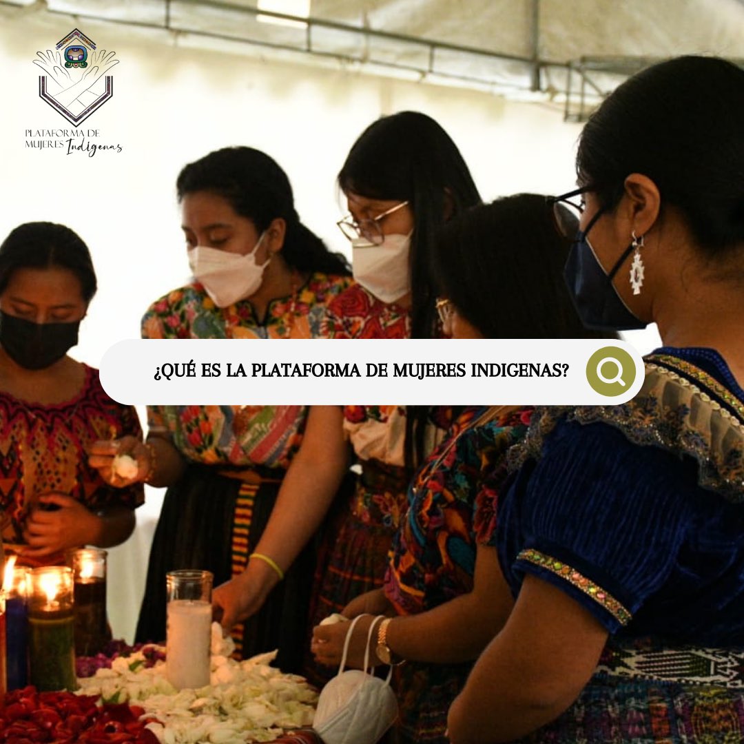 PlataformadeMI's tweet photo. ¿Qué es la Plataforma de Mujeres Indígenas?🧐💭

El día de hoy queremos contarles quienes somos y el trabajo que realizamos. https://t.co/kfTlGR2Yci