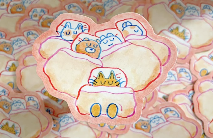 homie sleepover sticker &amp; print

🛏️ https://t.co/QlgJVqiFog 💤 
