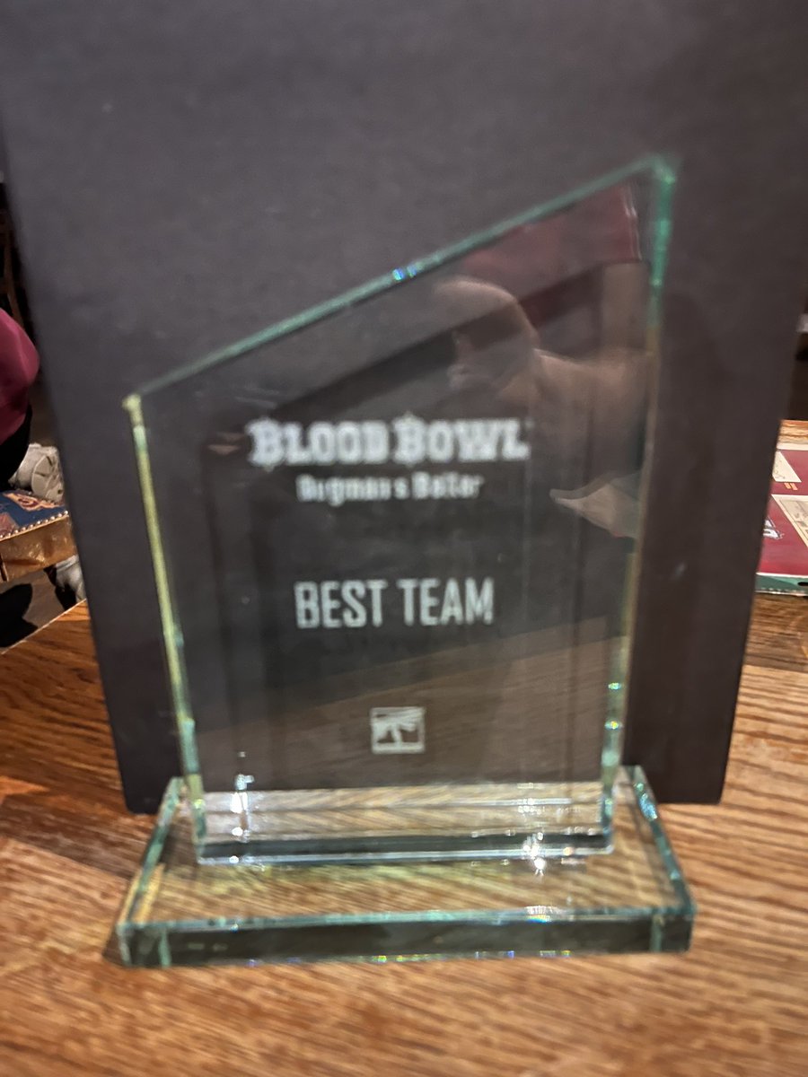 Another great night at Bugman’s last night!! I’m crap at Blood Bowl but I can paint a bit!! 👌🎲🍻🏈💥