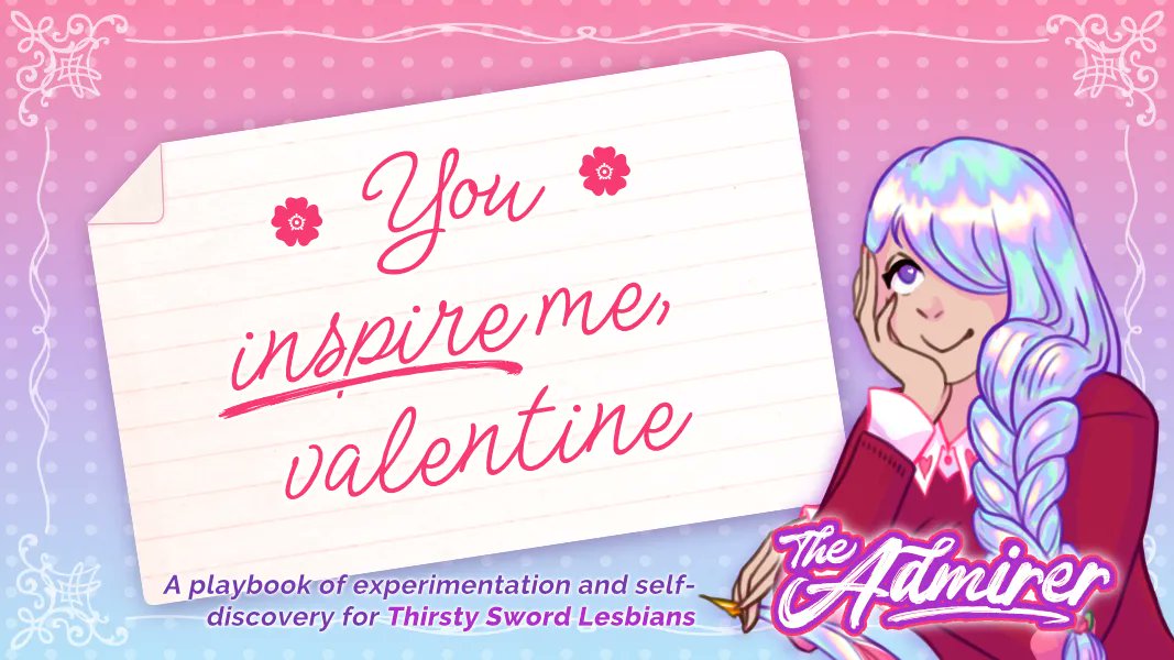 darling_bat's tweet photo. ✨ 🌸  Admirer valentines for you and your friends 🌸 ✨ 

Why not send a little note to someone who inspires you? 💓 💌 https://t.co/BlwFIfT3gy