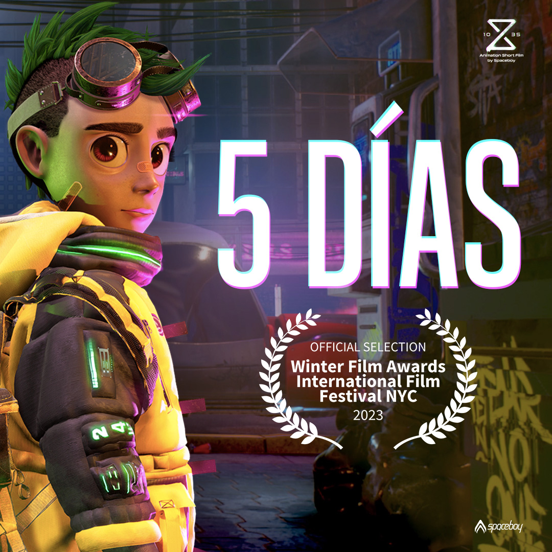 SpaceBoyMX's tweet photo. ¡⌛️Ya casi! En 5 días el equipo de #Spaceboy estará en la presentación de 10:35 en el Festival @winterfilmawards en Nueva York🗽.
#wearespaceboy #art #animation #3d #VR #motioncapture #vicon #mocap #RubenZamorActor @WCMMexico #ErikvFragoso #ManuelCoe https://t.co/VO9RQFHQiG