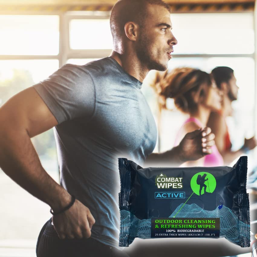 COMBAT WIPES ACTIVE are extra thick, conveniently large (7.1” x 8.3”), have a unique textured cloth design for a thorough wipe, and are extensively lab-tested for a superior clean.

#hygiene #ecofriendlyproducts #wastefree #ecofriendlywipes #activelifestyle #TrendingNow