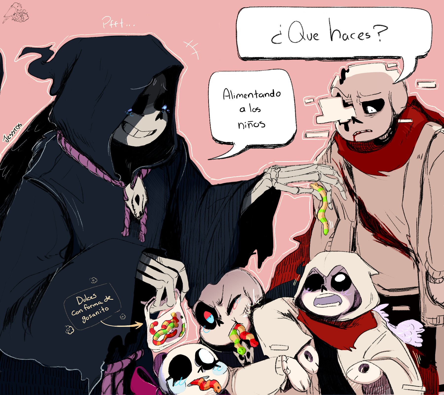 ArtStation - Undertale Au/ Reaper Sans