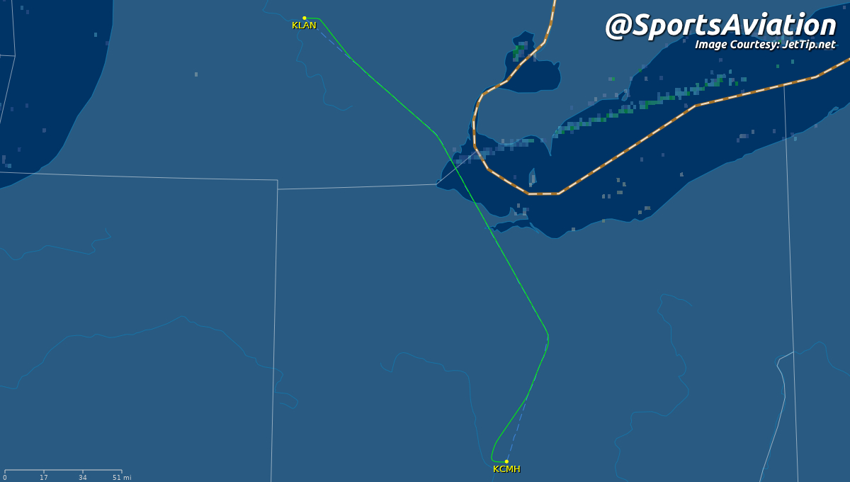 SportsAviation's tweet photo. 🏀 Michigan State (@MSU_Basketball) #GoGreen
🆚 W @ Ohio State Buckeyes #GoBucks #MSUvsOSU
✈️ N966AT | DAL8904 | B712
🛫 CMH - 4:20 pm ET (Sun.)
🛬 LAN - 4:59 pm ET (Sun.)
📡 Tracking: https://t.co/bUXcAZpJJa https://t.co/Lv5W49vde9