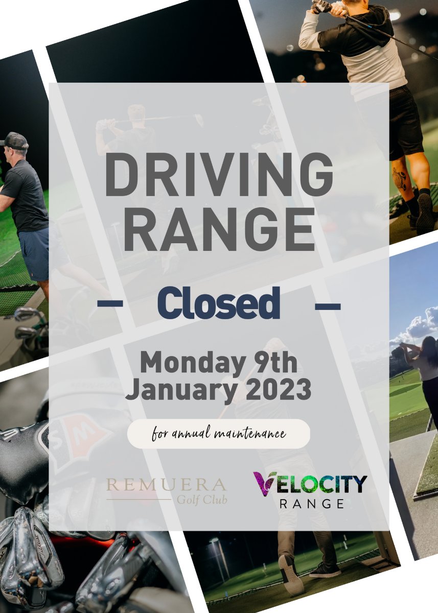 Driving range, Winstone's, Pro Shop, office - Open - mailchi.mp/remueragolfclu…