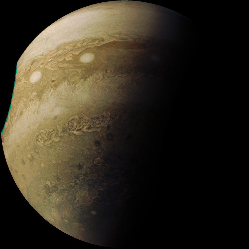 A bit of #Jupiter (@NASAJuno / @SwRI / MSSS / Jacques Kloppers)