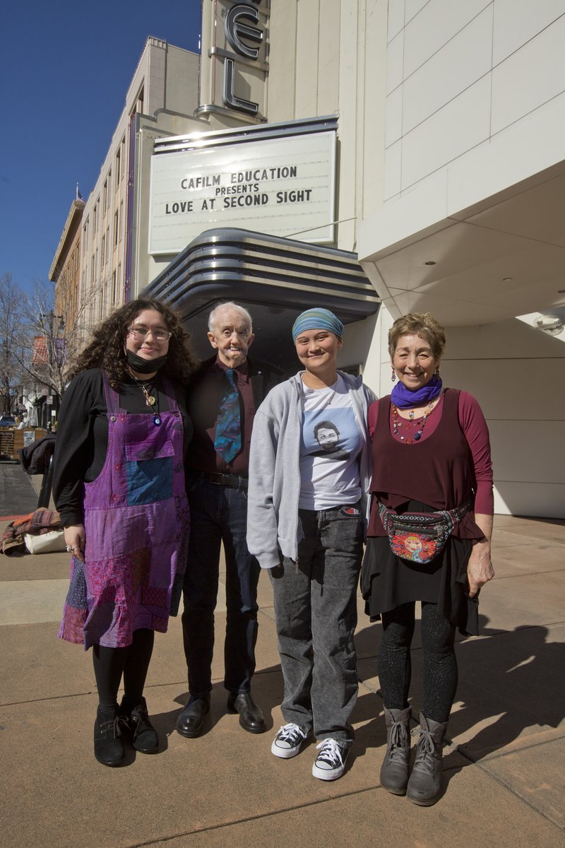 cafilminstitute's tweet photo. Special thanks to motivational speaker &amp; performer David Roche &amp; his wife Marlena Blavin who joined us for a special screening of LOVE AT SECOND SIGHT, exclusively for local middle schools. 

The film inspires viewers to think twice about what true beauty is. 

#CAFILMEducation https://t.co/xbJnbitRca