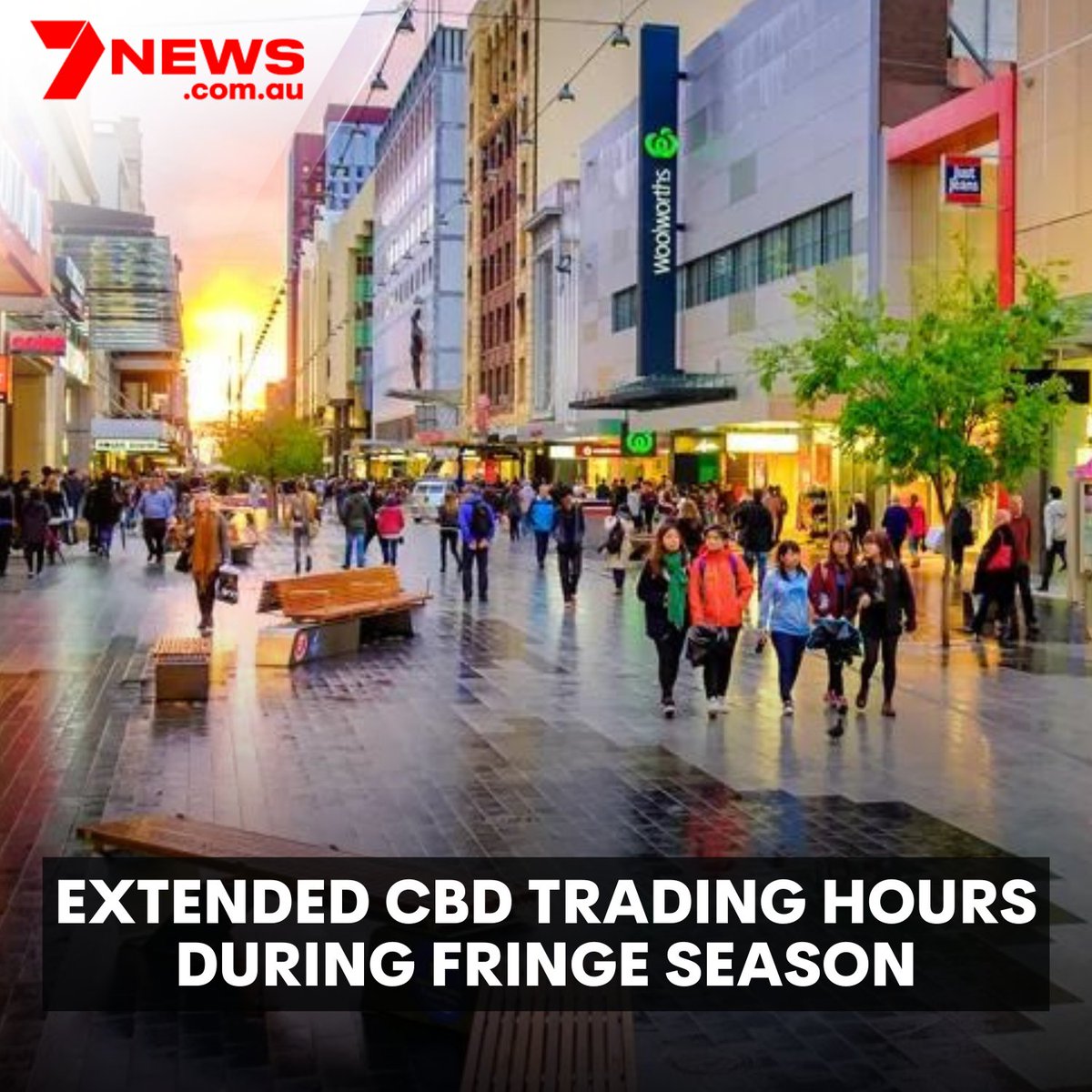 7NEWS Adelaide on Twitter "For the first time, shops in Adelaide’s CBD will keep their doors