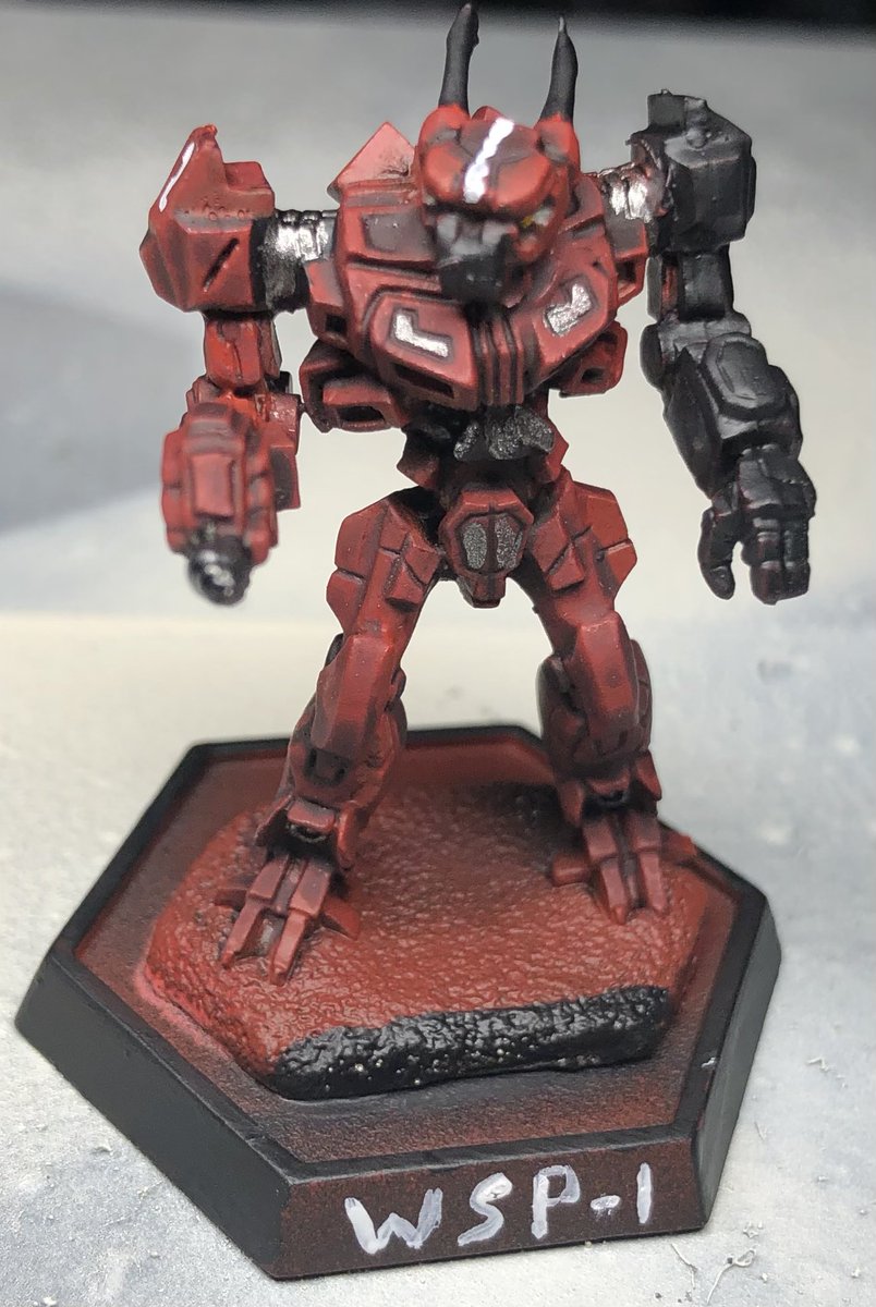 Auticus's tweet image. Draconis Combine Op-For.  Campaign season 2.  Wasp WSP-1 light mech.