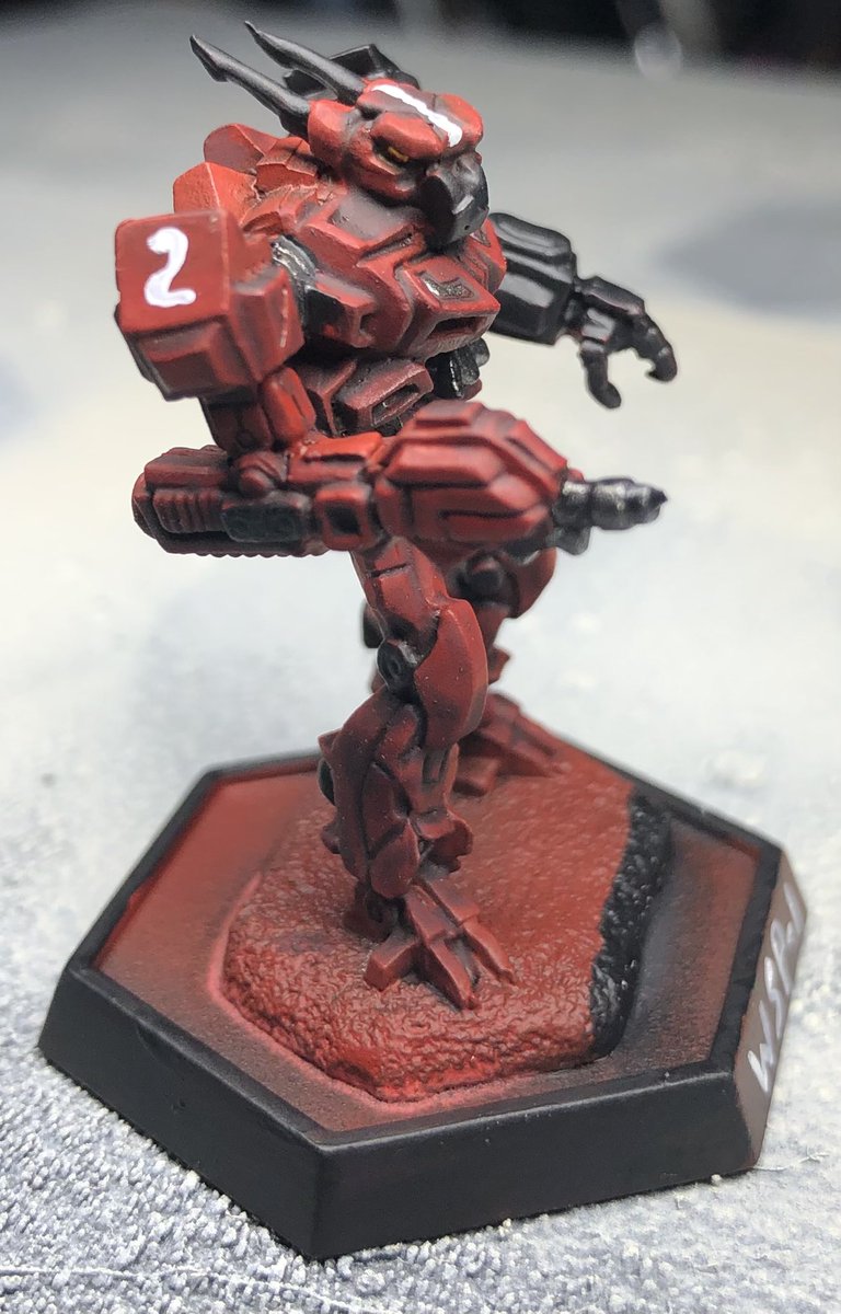 Auticus's tweet image. Draconis Combine Op-For.  Campaign season 2.  Wasp WSP-1 light mech.