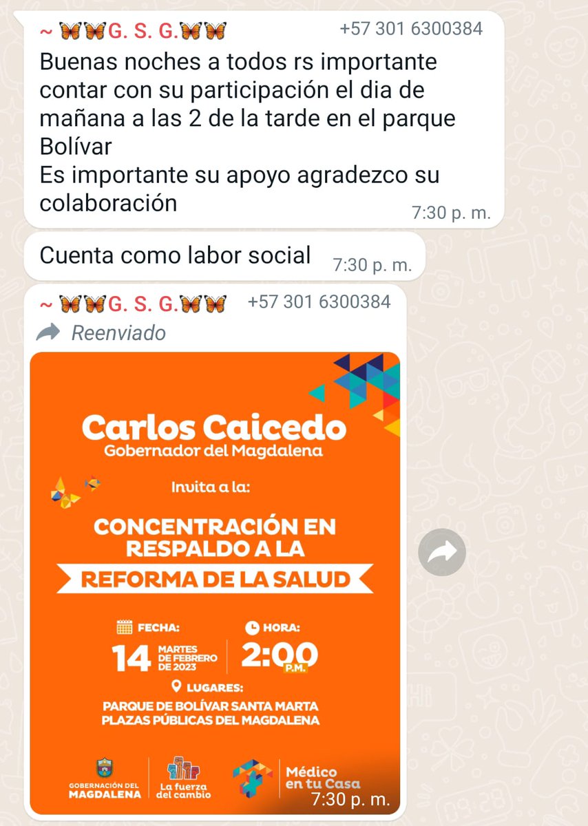 PoloDiazG's tweet photo. ¡Ojo al dato! Mañana @carlosecaicedo está moviendo su maquinaria para mostrarle 'presencia' a @petrogustavo apoyando su reforma a la salud. Lo que Carlos no cuenta es que usan a los jóvenes beneficiarios de becas y, pa remate, califican su participación como 'labor social'. https://t.co/yr4mcVGvjM