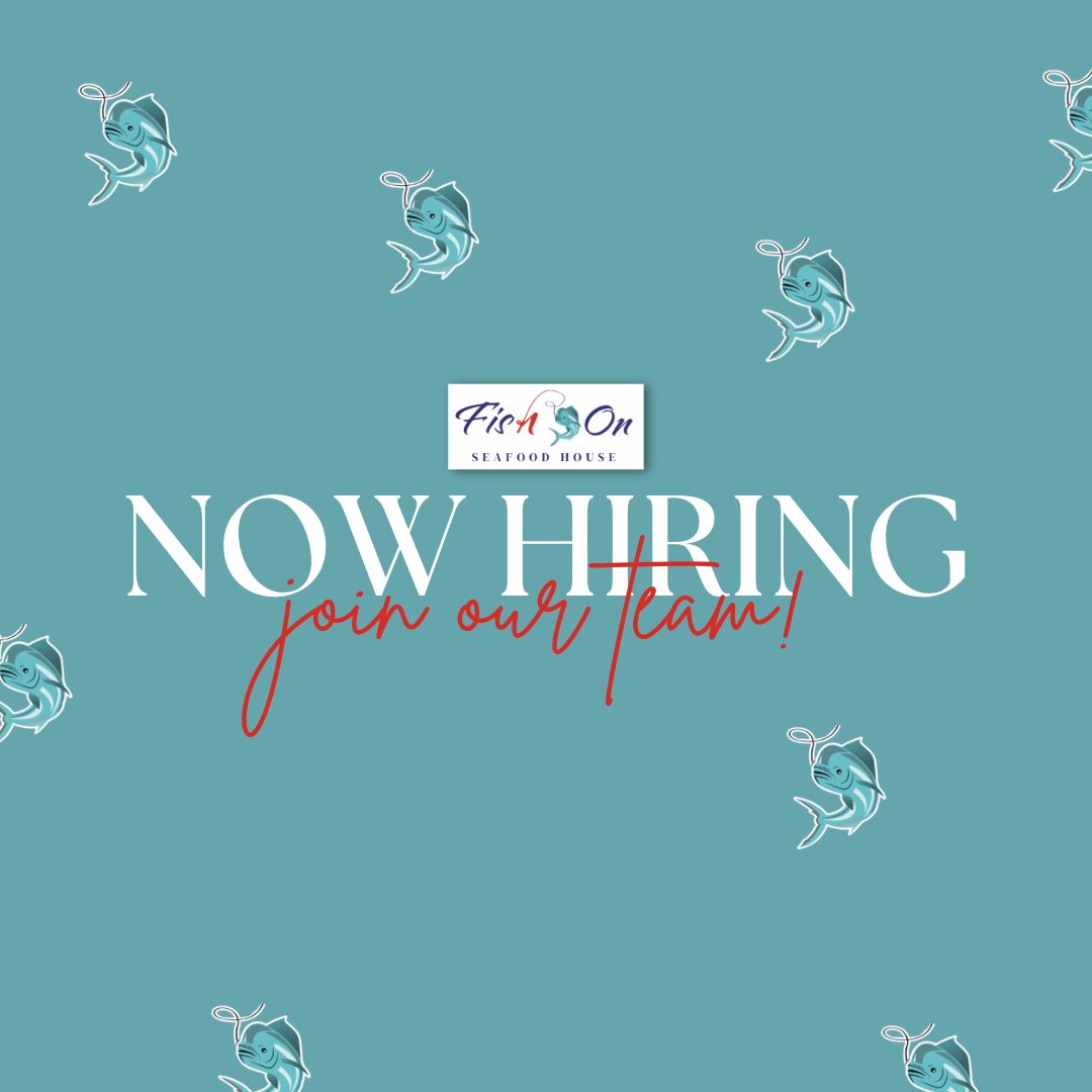 *Now hiring!* *Competitive pay benefits and tip share offered!*
🎣 Join the team at Destin, Florida’s new restaurant: Fish On Seafood House!

Apply today!
Cashier Bartender: indeedhi.re/3HWuHkz
Food Runner: indeedhi.re/3E15Z1y

#destinfljobs #nowhiringdestin