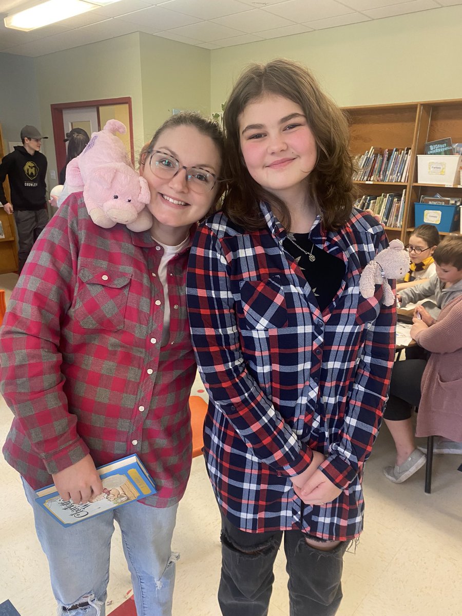 MissJKWalsh's tweet photo. The Students and Staff at Holy Cross School Complex are like family . They dress up and show up for literacy and the love of learning! #NLTeachersRock @NLTeachersAssoc @NLESDCA https://t.co/ZKfJdwlVPD