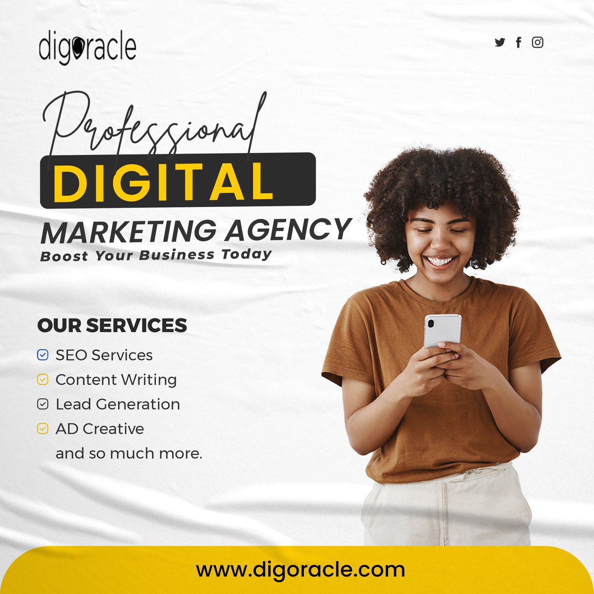 Digoracle's tweet photo. Do you know that https://t.co/4Nrm82Kyz6 is the Number One Digital Marketing Agency in Nigeria? Success stories of Web Designs and Monitoring. Visit now to partake in the Excellence. #DigitalMarketingAgency #DigitalMarketing #DigOracle #Instagram #Marketing #OnlineMarketing https://t.co/awZHhYquDX