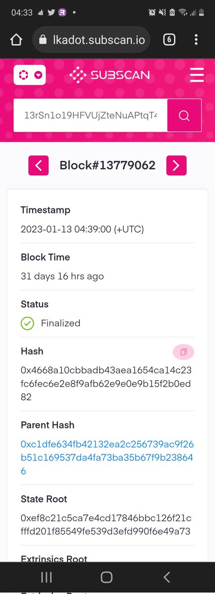 Tonyvippro9999's tweet photo. @filippoweb3 @Polkadot @Polkadot can you help me chek it?after 31 days i still have not received my dot
My wallet: 13rSn1o19HFVUjZteNuAPtqT4hMW1VPiMeM3TdkPdVi3kZVA https://t.co/5c2XSA4MGh